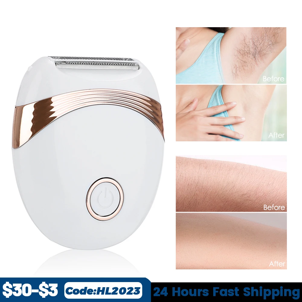 

Эпилятор перезаряжаемый с USB для женщин, эпилятор для удаления волос на ногах и теле, электробритва для женщин, аппарат для депиляции