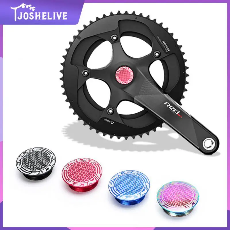 1~10PCS Bike Crank-Arm Cover Bicycle XT Hollw Crankset Screw Cap Aluminum Alloy Hollow One-piece Crankset Crank Dust Cover