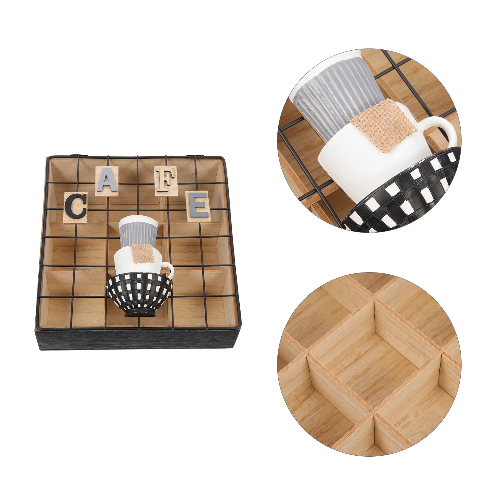 

Tea Bags Coffee Coffee Organizer Coffee Organizer Station Coffee Station for Pet Cage Home DIY