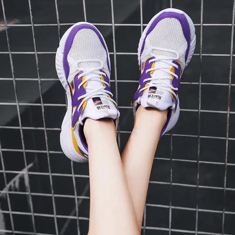 

Light Weight Woman's Sneakers Fashion Trainers Sport Shoes Woman Tide Women's Running Shoes Women's Sports Shoes For Gym Tennis