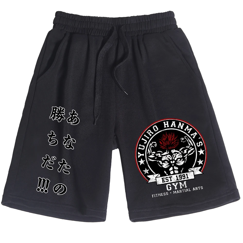 

Baki The Grappler Anime Shorts Man Woman Casual Loose Beach Cotton Short Pants