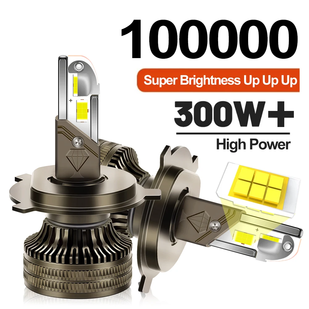 LSlight 6000K HB3 HB4 9005 9006 H1 H7 H4 H11 H9 H8 Canbus Светодиодная лампа CSP 7035 Высокая мощность