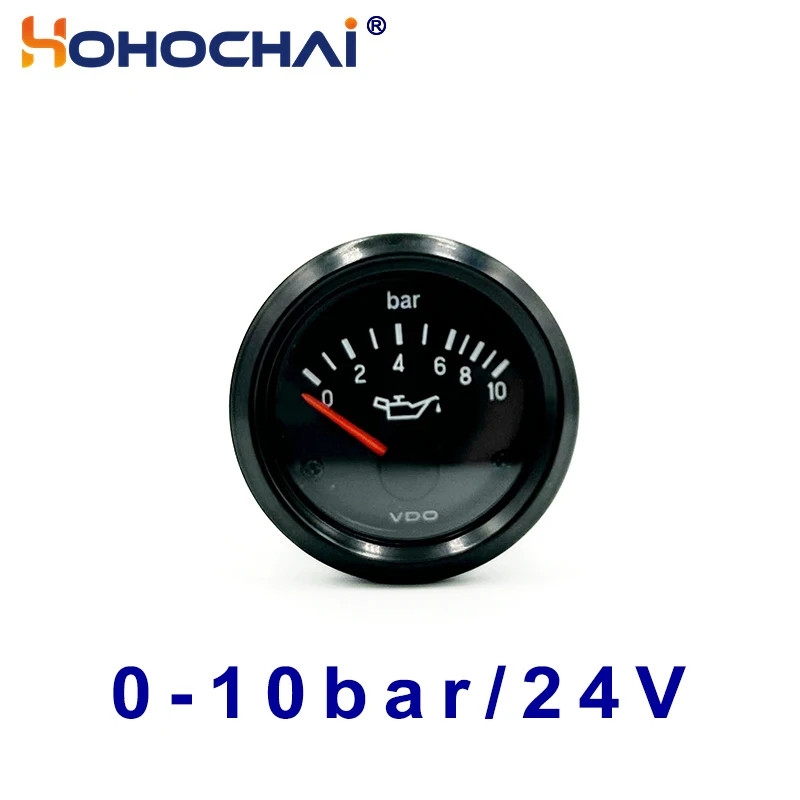 

0-25 бар, 5 бар, 0-10 бар, VDO, манометр масла, дизельный генератор, детали, автомобиль, экскаваторы, инженерные аксессуары для транспортных средств 12 В/24 В