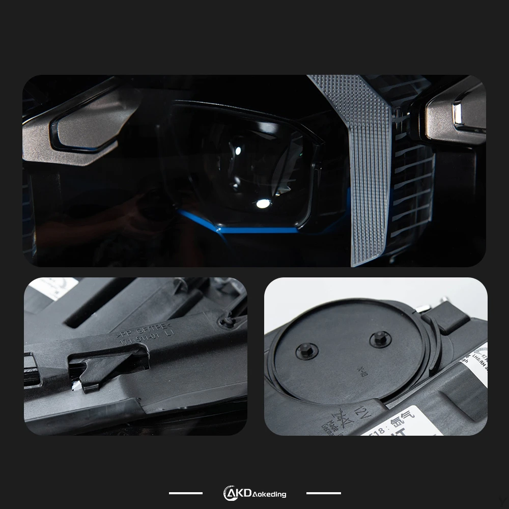 2 шт. автомобильные фары для BMW F10 F18 светодиодные фары 2010-2017 525I 530I фары Drl указатель поворота дальнего света проектор «ангельские глазки» (art.: 3920cf09e10ea) - 3920cf09e10ea