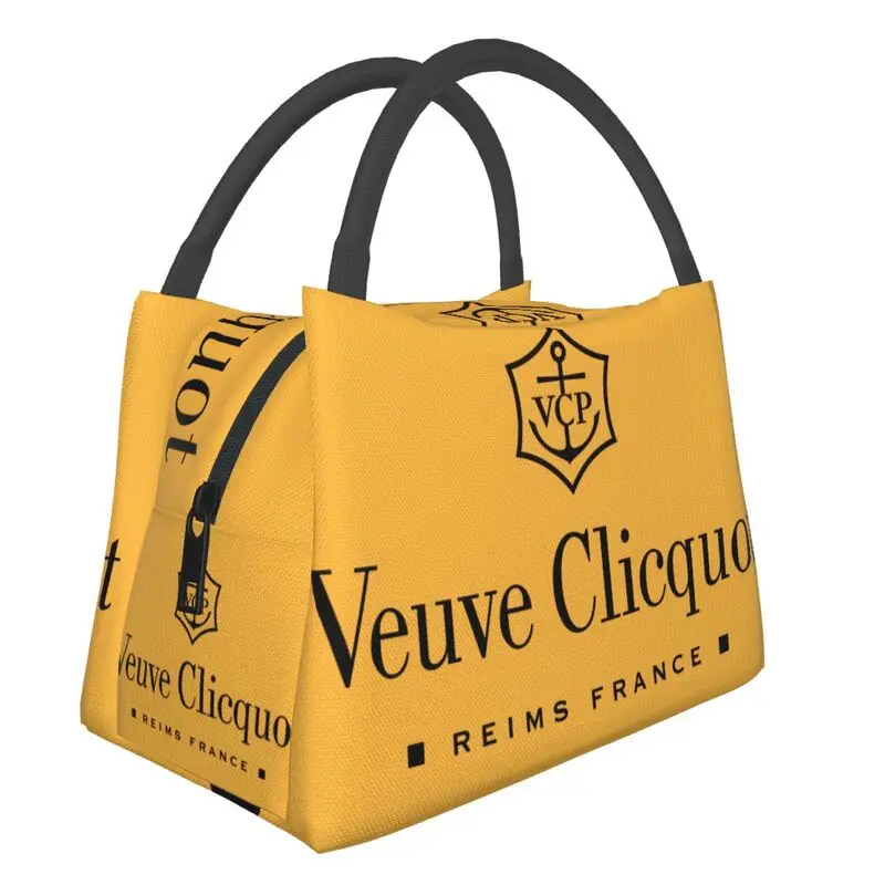 

Veuve Resuable Lunch Boxes for Women Waterproof Clicquot Cooler Thermal Food Insulated Lunch Bag Hospital Office Pinic Container