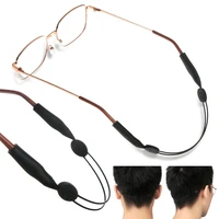 1pc unisex adjustable sports glasses chain silicone rope scalable neck cord eyeglass lanyard vintage strap eyewear accessories