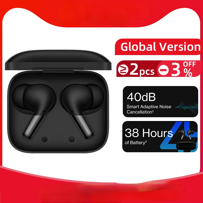 

Version OnePlus Buds Pro TWS Earphone Bluetooth 5.2 Active Noise Cancellation LHDC Wireless Headphones ForOneplus 10 Pro