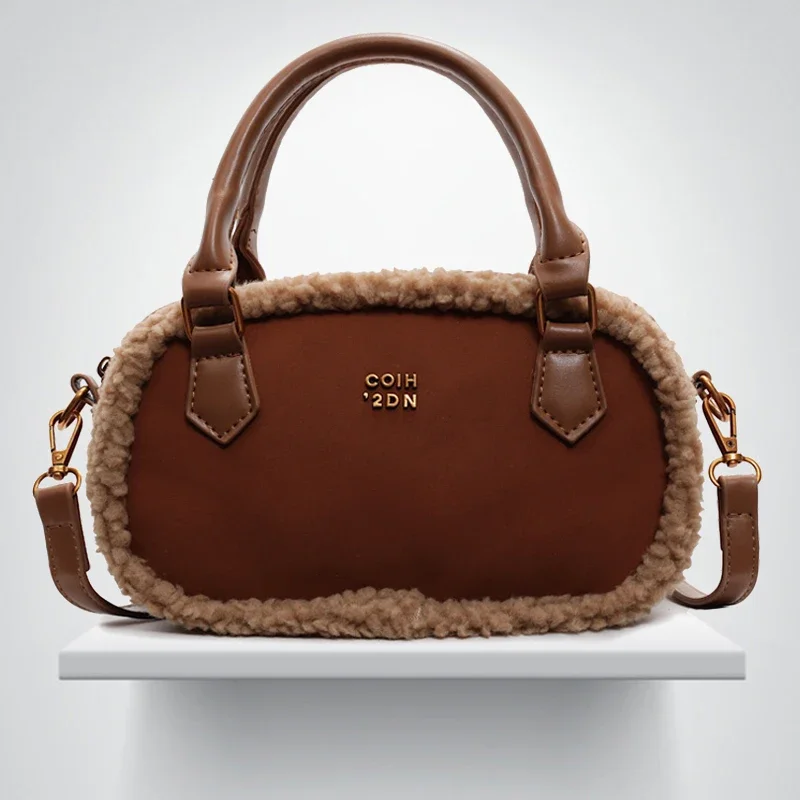 Замшевая сумка-тоут для боулинга в стиле ретро и кошельки женщин сумка через