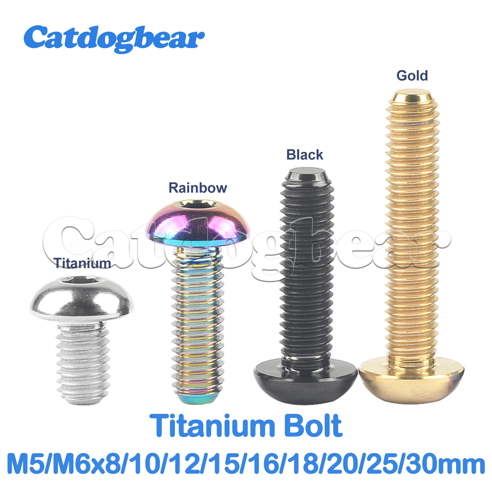 

Титановые болты Catdogbear M5/M6x8 10 12 15 16 18 20 25 30 мм