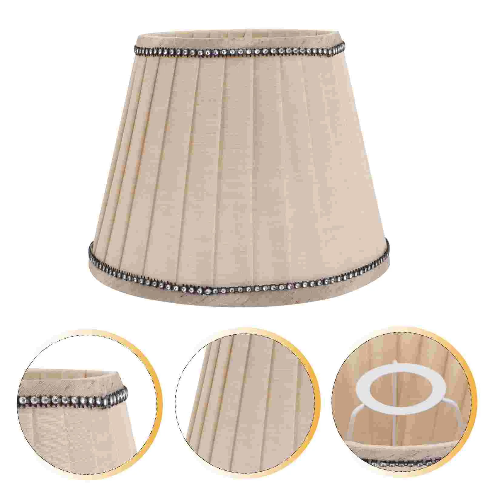 

Lamp Shade Shades Lampshade Light Drum Cover Chandelier Wall Barrel Table Floor Ceiling Decorative Cloth Medium Sconce Silk
