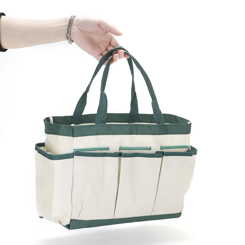 

BalleenShiny New Oxford Cloth Gardening Tool Bag Creative Multifunctional Portable Foldable Gardening Care Tool Set Handbag