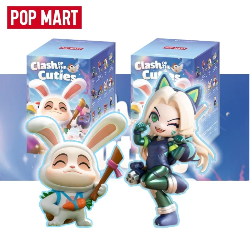 Фото POP MART Новинка: Серия League Of Legends - Clash Of Cuties, коллекционная фигурка в слепой коробке, аниме-фигурка, игрушка, подарок для фанатов игр №1