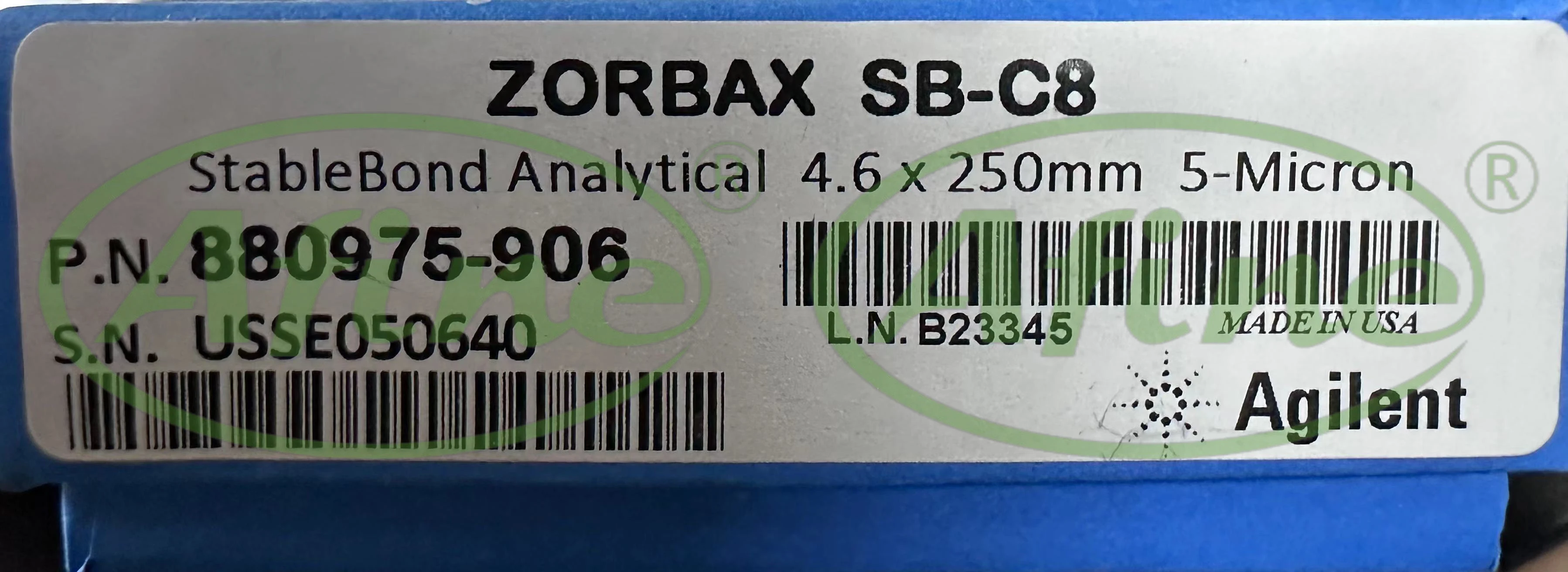 AFINE Agilent ZORBAX 880975 -906 -902 -901КолонкаStableBond C8 4 6 x 250 мм 5 мкм 400 бар