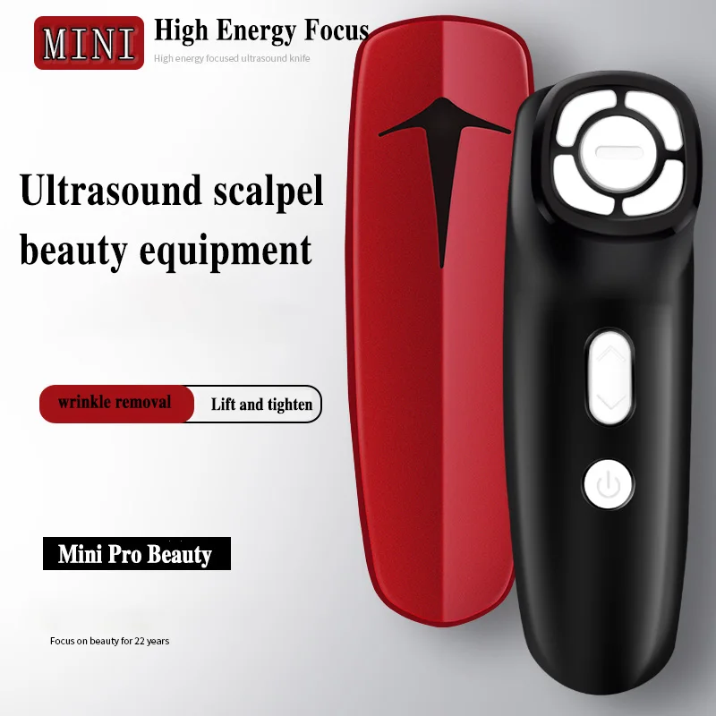 Mini Ultrasound Knife Home Portable Beauty Lifting and Tightening Skin Rejuvenation Facial Skin Care Beauty Device IPL Device