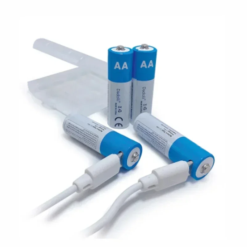 Литий-ионная аккумуляторная батарея высокой емкости 1 5 в AA 2600 МВт-ч с USB для пульта