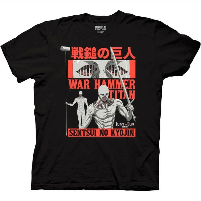Футболка с изображением боевого Молотка из атаки на Титанов