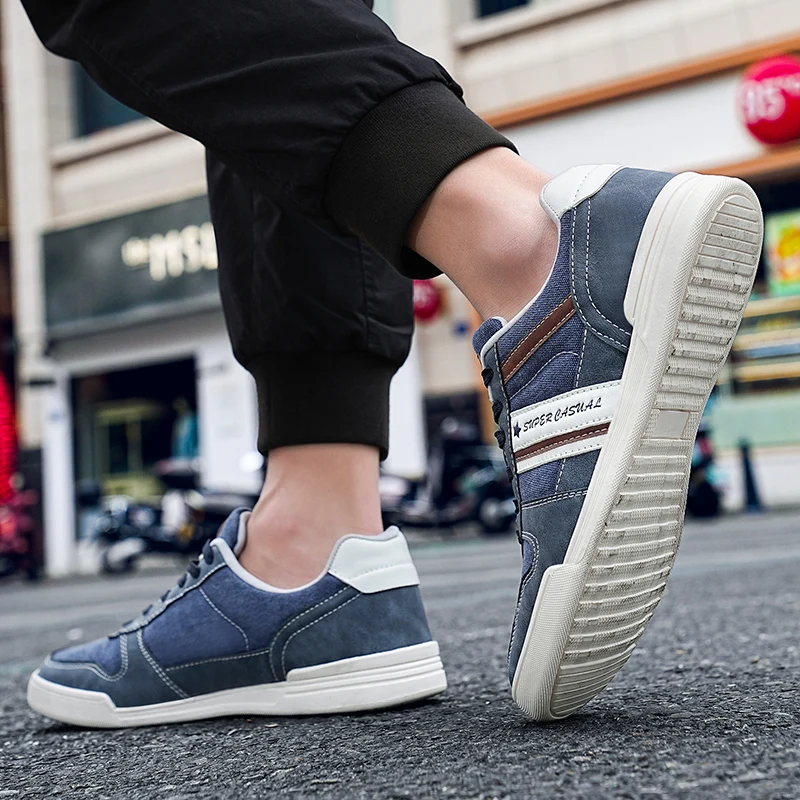 Мужские кроссовки с низким верхом коричневые дышащие Повседневная Удобная обувь