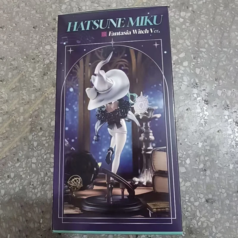 Фото В наличии RIBOSE RISE UP SERIES 1/8 Hatsune Miku Fantasia Witch ПВХ 25 СМ Аниме Фигурки Модель Коллекция Орнамент Игрушка №5