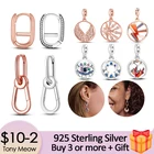 Женские серьги-кольца из серебра 2022 пробы, на день рождения