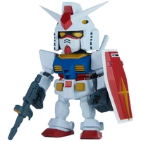 bandai anime blind box action figure collect toy gundam robot model mystery box surprised kids toy christmas gifts