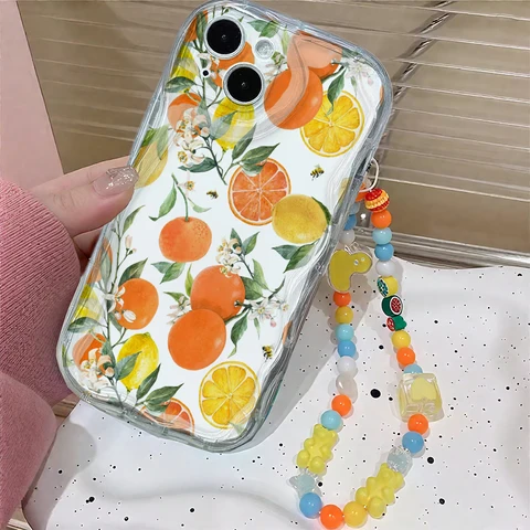 Оранжевый милый чехол с тыквой для Infinix Hot 60 50 Pro Plus 60i Note 50 50X 50S Tecno Spark Go 2 40C 40 Camon 40 30 Pro Cover