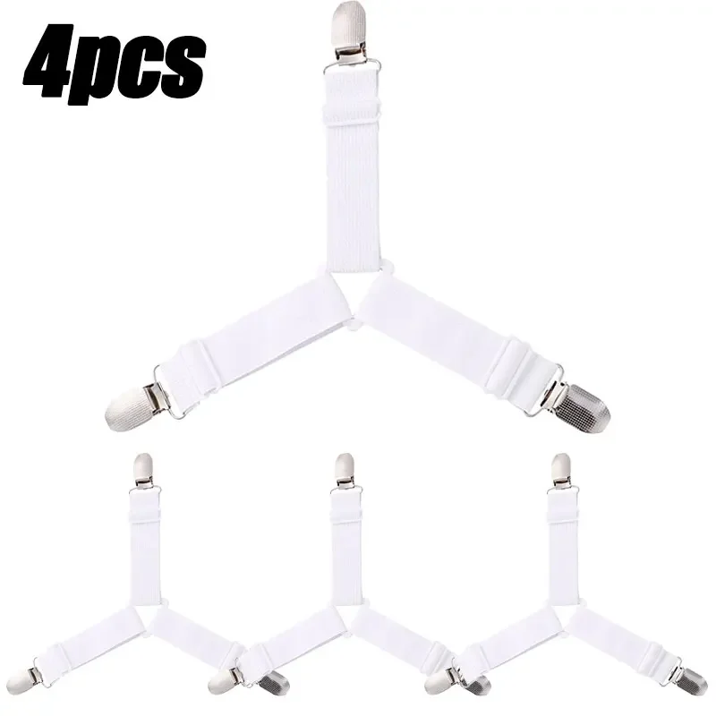 Захваты для простыни регулируемые металлические 4 шт.