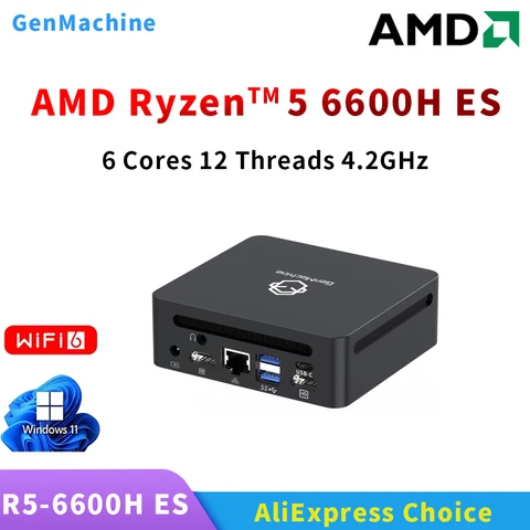 GenMachine Ren6000 Pro 6600H ES Мини-ПК