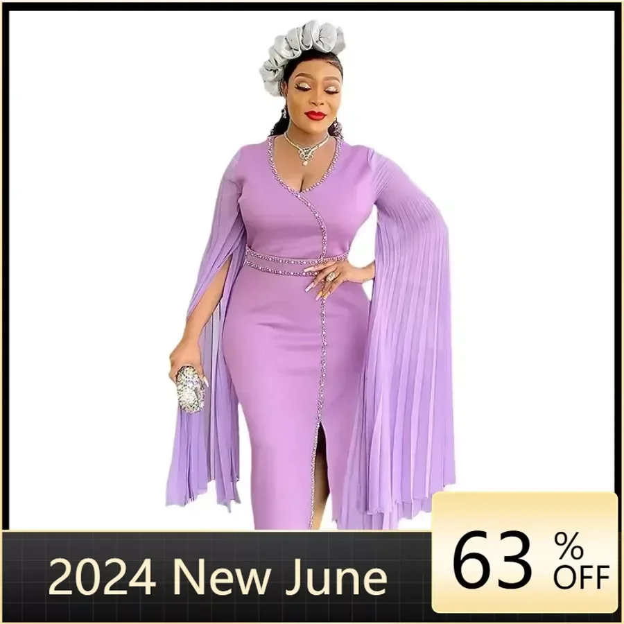 Африканские вечерние платья для женщин элегантное летнее африканское