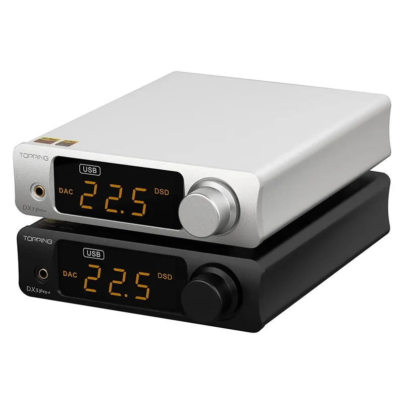 Фото TOPPING DX3PRO+ ЦАП Усилитель для наушников ES9038Q2M Декодер Bluetooth 5,0 LDAC Audio DX3 PRO с дистанционным управлением DX3 PRO PLUS №2