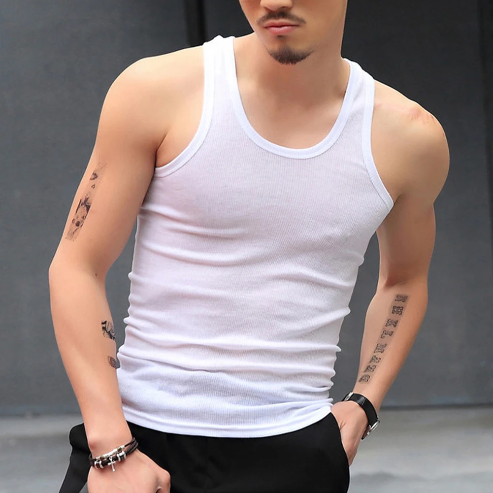 

Верхняя часть майки дышащие повседневные эластичные спортивные пуловеры без рукавов для мужчин