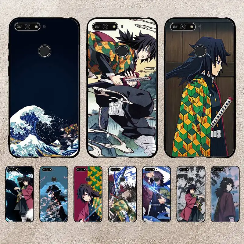 

Demon Slayer Anime Tomioka Giyuu Phone Case For Xiaomi 11 10 12Spro A2 A2lite A1 9 9SE 8Lite 8explorer F1 Poco 12S Ultra Cove