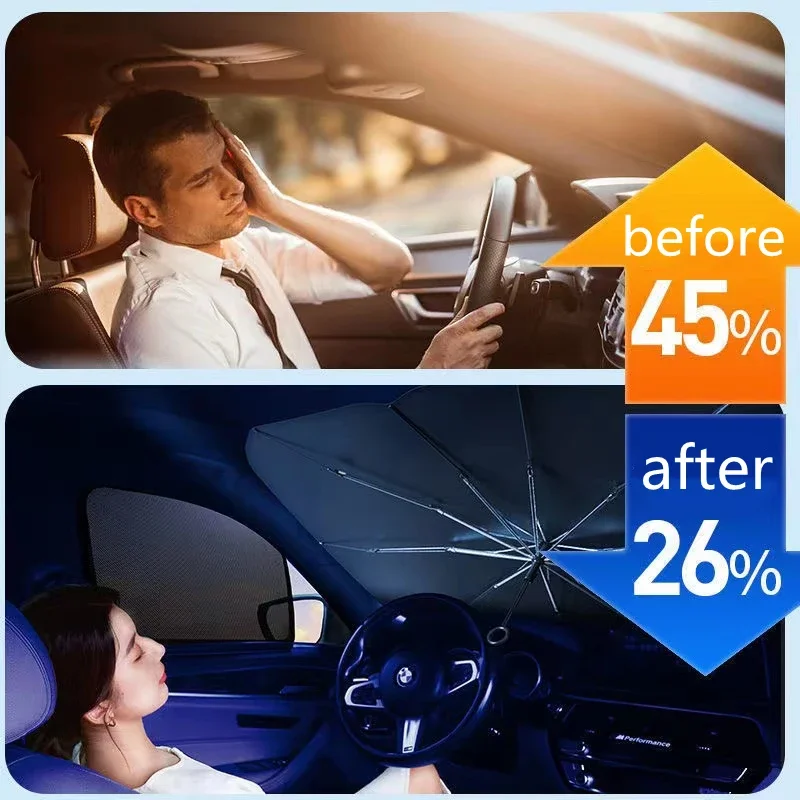 Автомобильный солнцезащитный козырек зонтик автомобильный на переднее окно