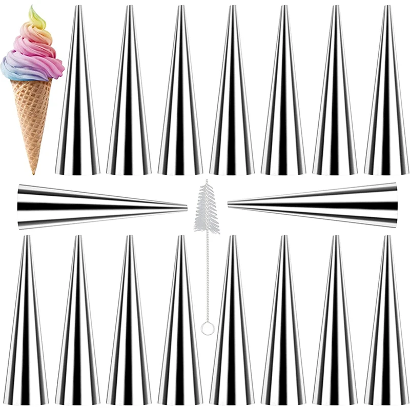 

16 шт., конусы для кондитерских изделий из нержавеющей стали