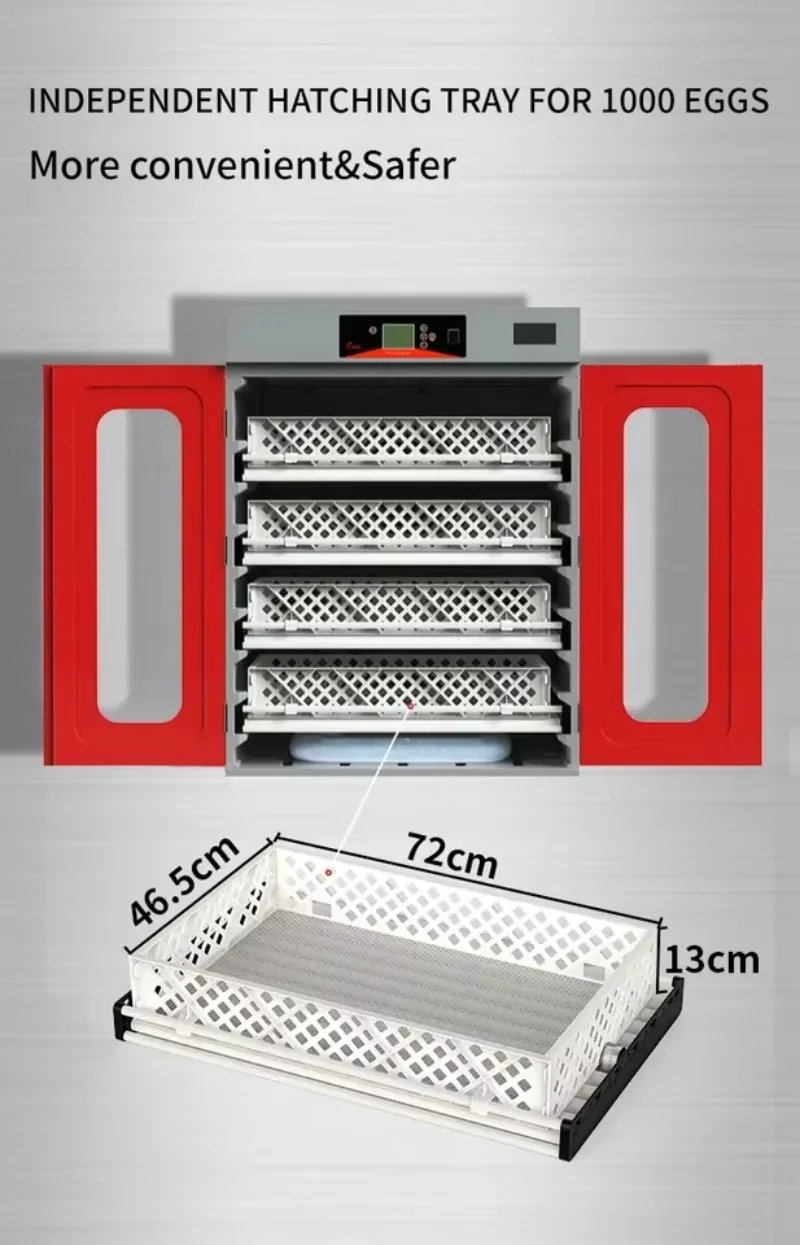 Инкубатор для цыплят и уток 1000 яиц