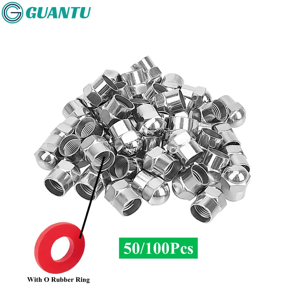 

50/100Pcs Car Tyre Air Pressure Caps Car Wheel Tire Valve Stem Cap Plastic Tire Accessories Universal Airtight Cover