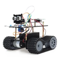 new smart tank robot car kit for arduino nano robot education programming and stem learning kit diy electronic kit for arduino