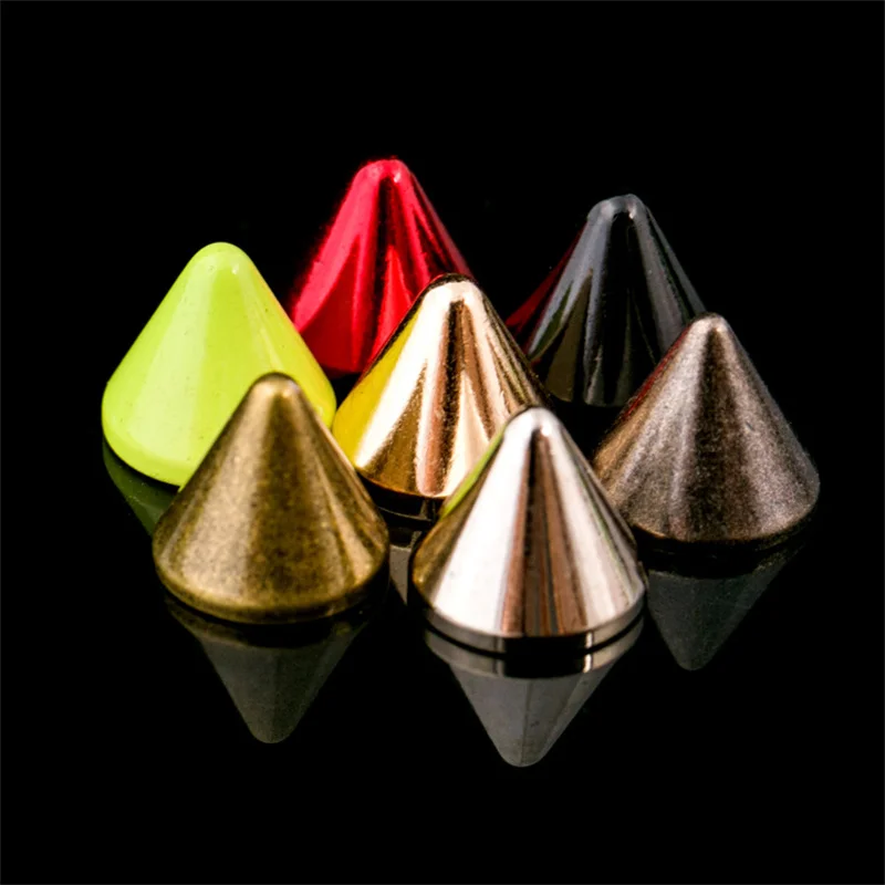 

10 шт. Сделай Сам острые заклепки конусная заклепка шип декоративный кожаный ремешок кошелек сумка аксессуары для одежды