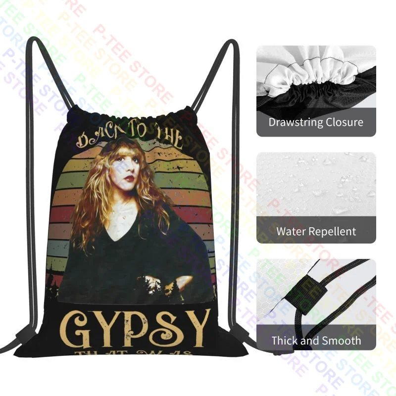 Сумка-рюкзак на шнурке с принтом в виде музыкальной рок-группы