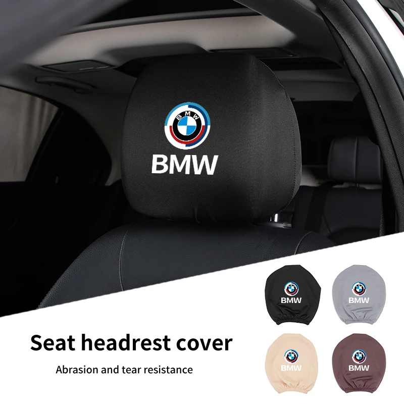 Чехол на подголовник автомобиля для BMW E30 E34 E36 E39 E46 E52 E53 E60 E61 E62 E70 E71 E83 F30 F40 F15 F25 F26 F31