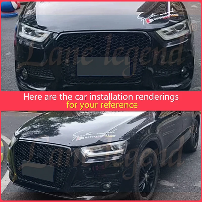 Автомобильные аксессуары для Q3 RSQ3 передние гоночные решетки спортивный Сотовый