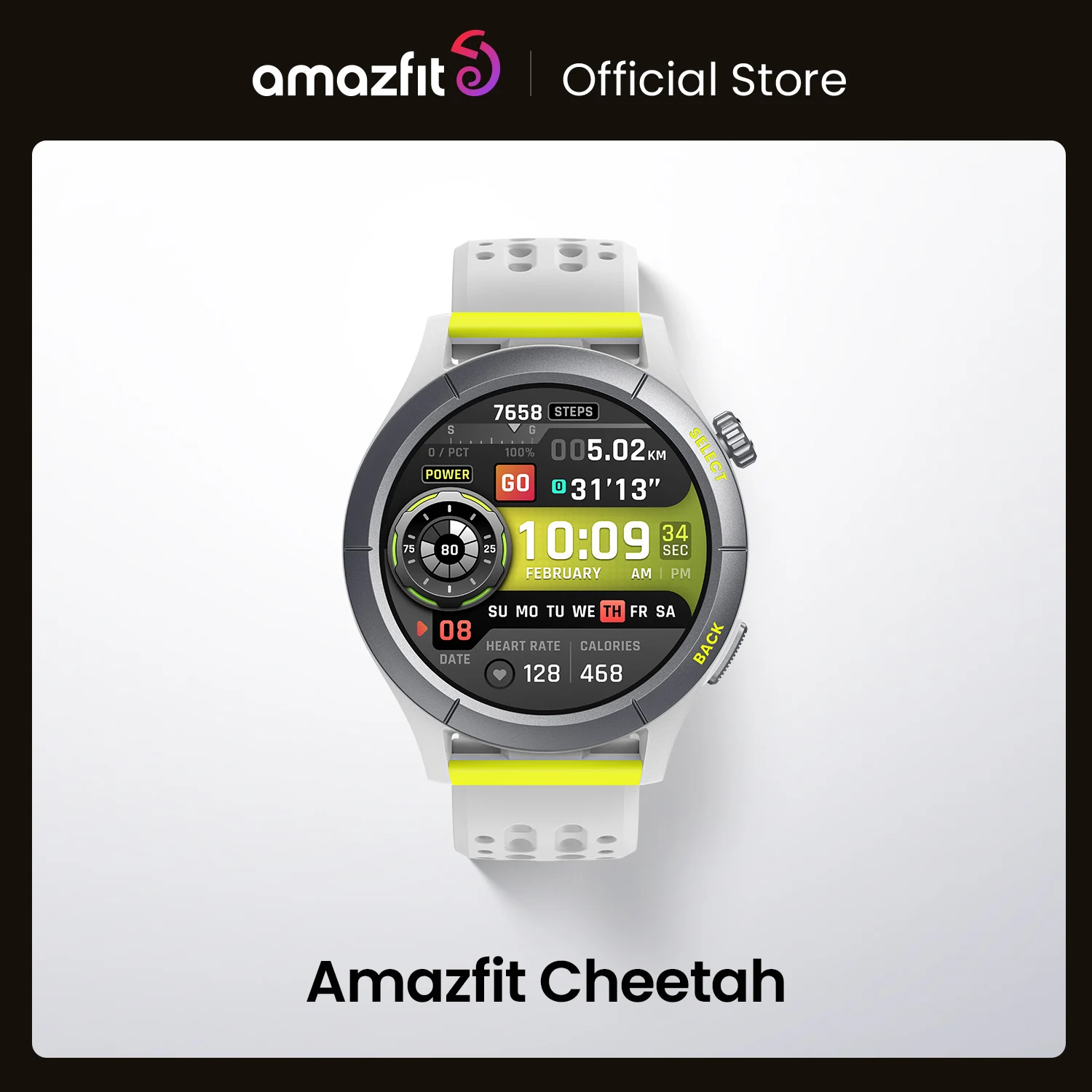 

New Arrival Amazfit Cheetah(Round) Smartwatch Train For The Podium Advanced 24/7 Health Smart Watch