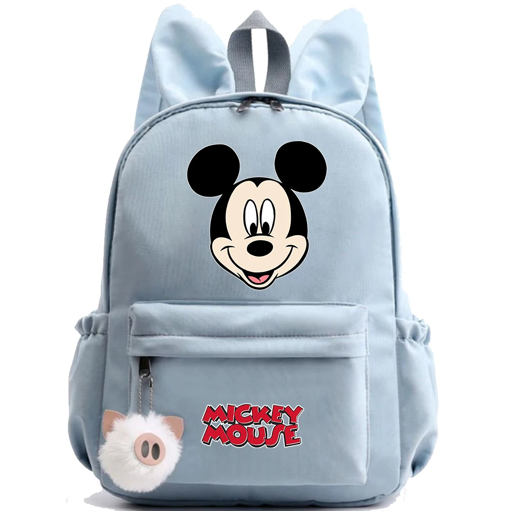 Рюкзак Микки Маус для девочек и мальчиков милая повседневная школьная сумка