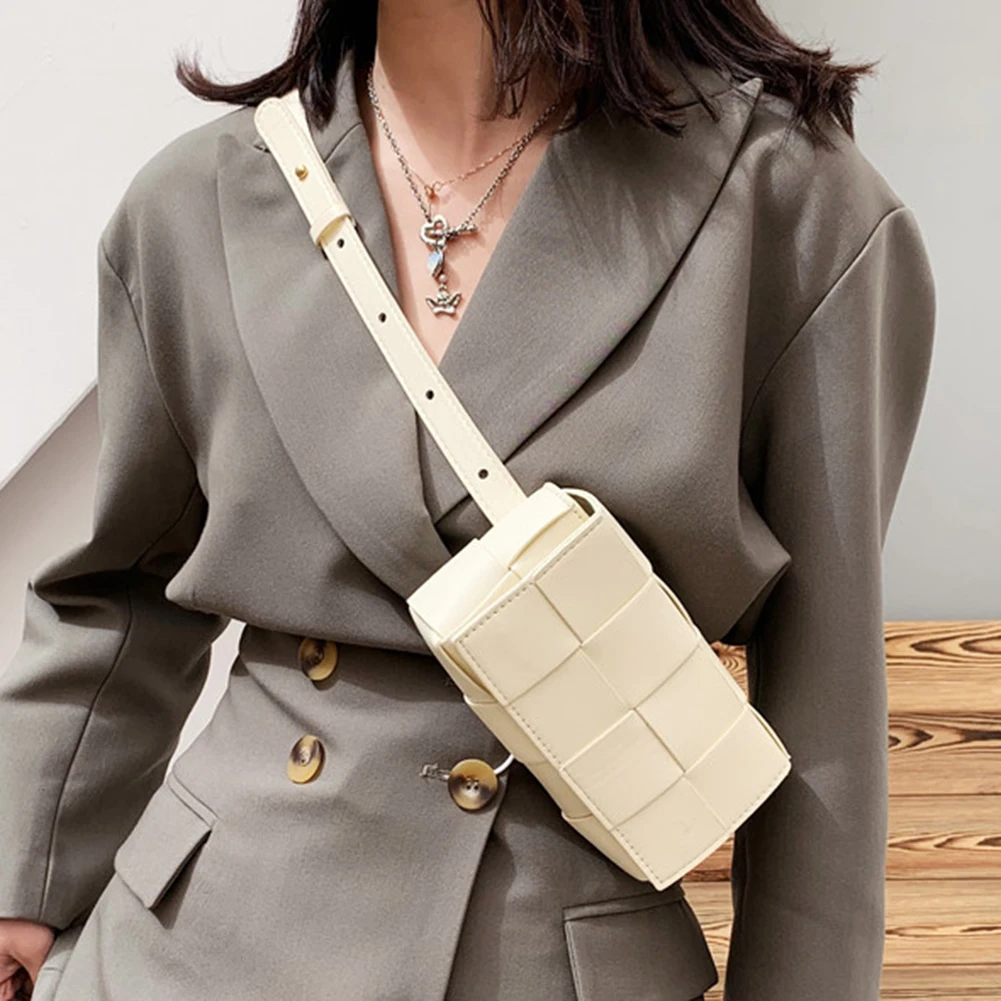 

NEW Fashion Vintage Square High Quality PU Leather Chest Bag Women's Designer Handbag Waist Pack Travel Shoulder Messenger Bag