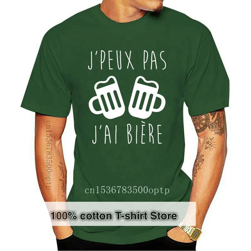 

New 100% cotton Funny men T shirt Women Fashion tshirt I can not I have beer alcohol humor T-Shirt Unisex white and black shirts