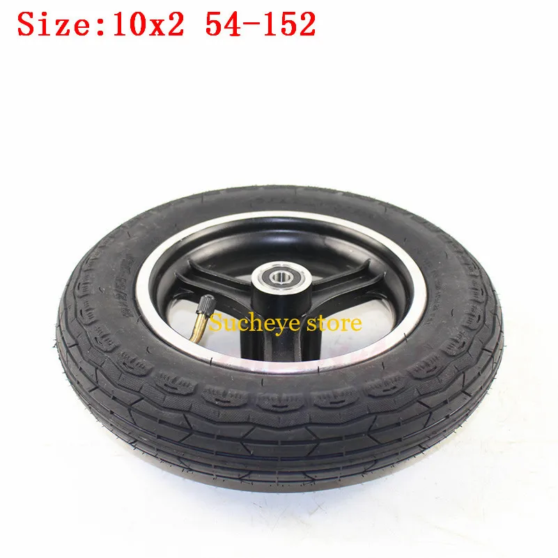 10x2 54-152 Tire Inner Tube with Disc Brake 10 Inch Tyre Hub Fit Electric Scooter E-bike Refit Motorcycle Wheel Parts | Автомобили и