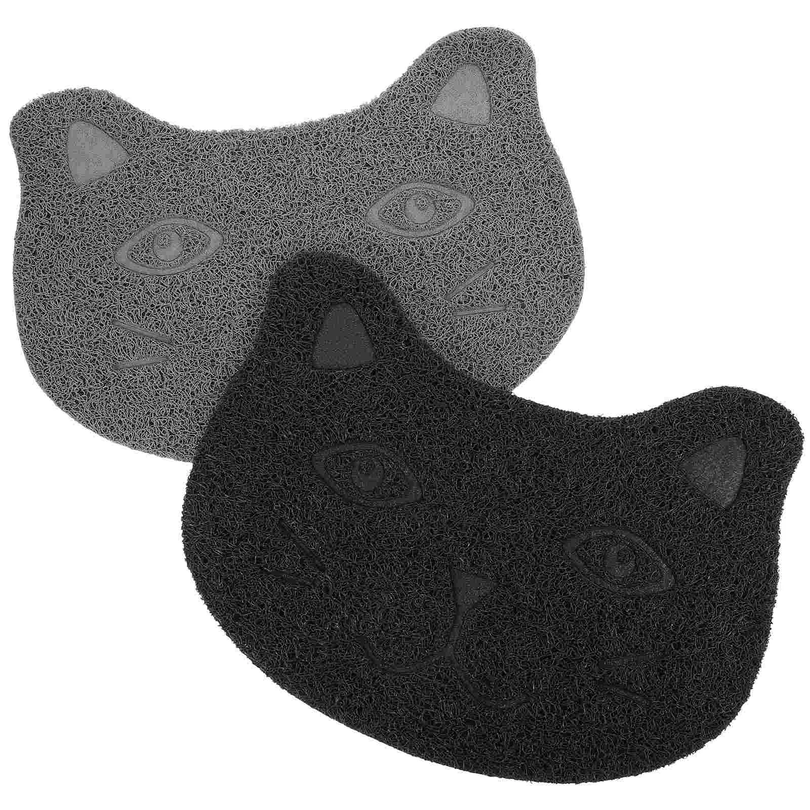 2 шт. коврик для кошачьего туалета чаши питья крошечные кошки котенок аксессуары