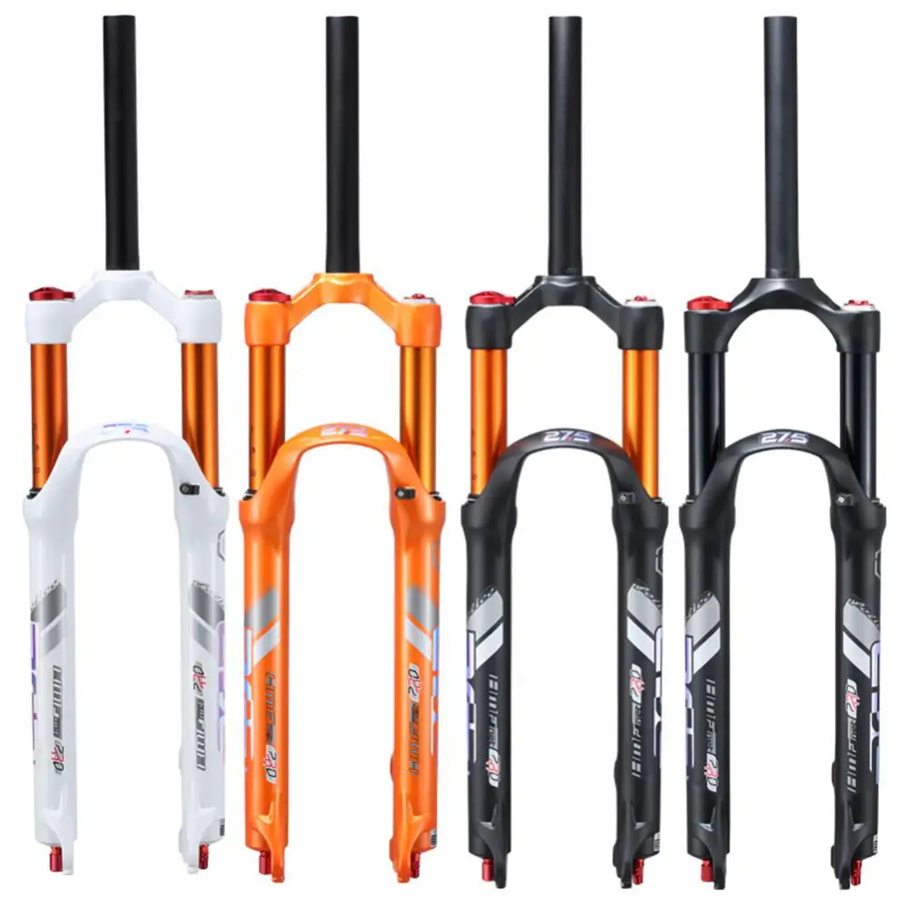 

Air Fork 120mm Travel 27.5/29Inch Orange Mountain Bike Air Supension 32mm Magnesium Alloy Parts