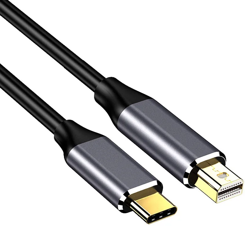 Кабель-адаптер 6 футов USB C на Mini Displayport 3. 0 Type-C DP 4K 60Hz Thunderbolt 3 конвертер для MacBook Samsung