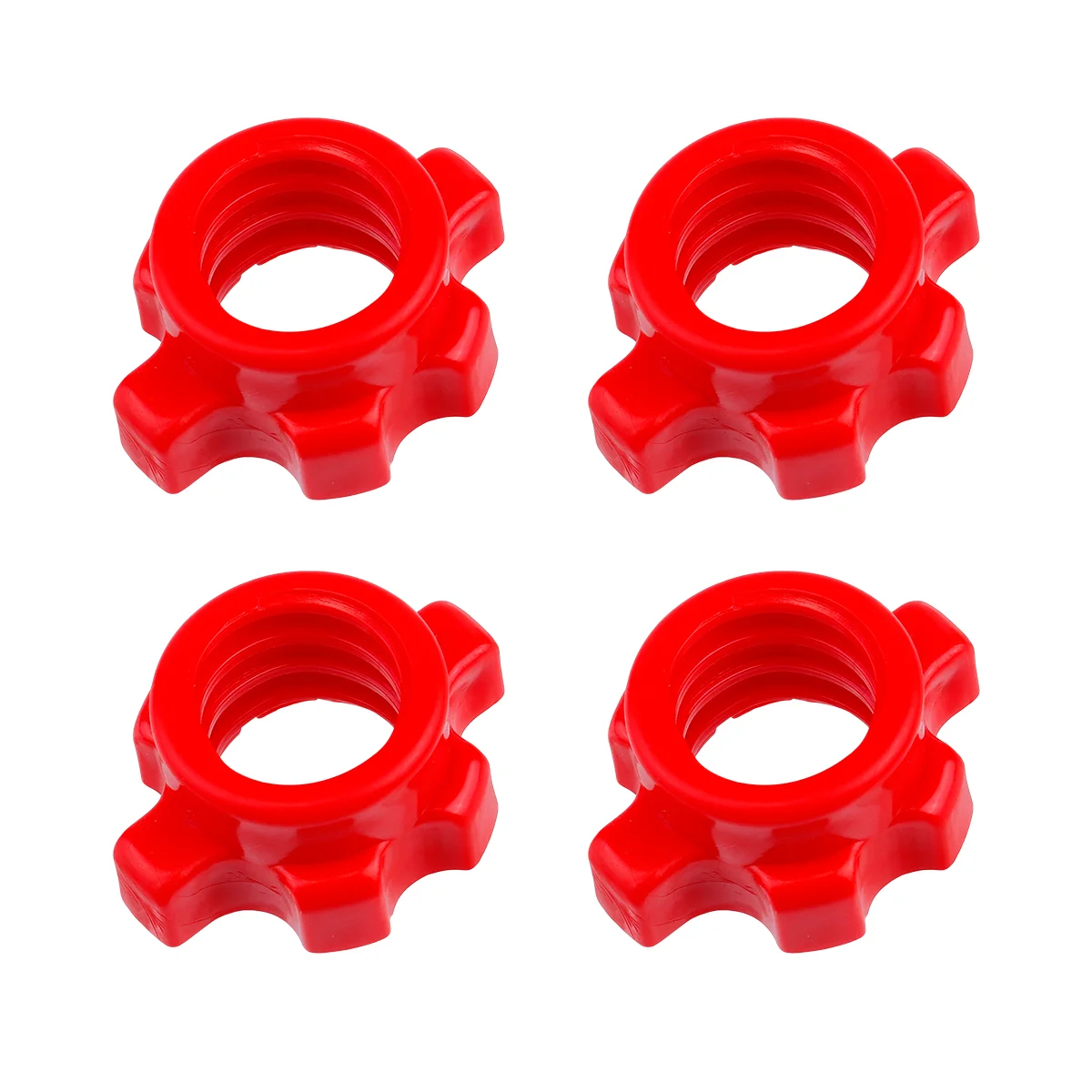 

Professional Dumbbell Bar Nut Dumbbell Rod Nut Plastic Spinlock Collars Fixing Screws Clamp Fitness Equipment Accessories