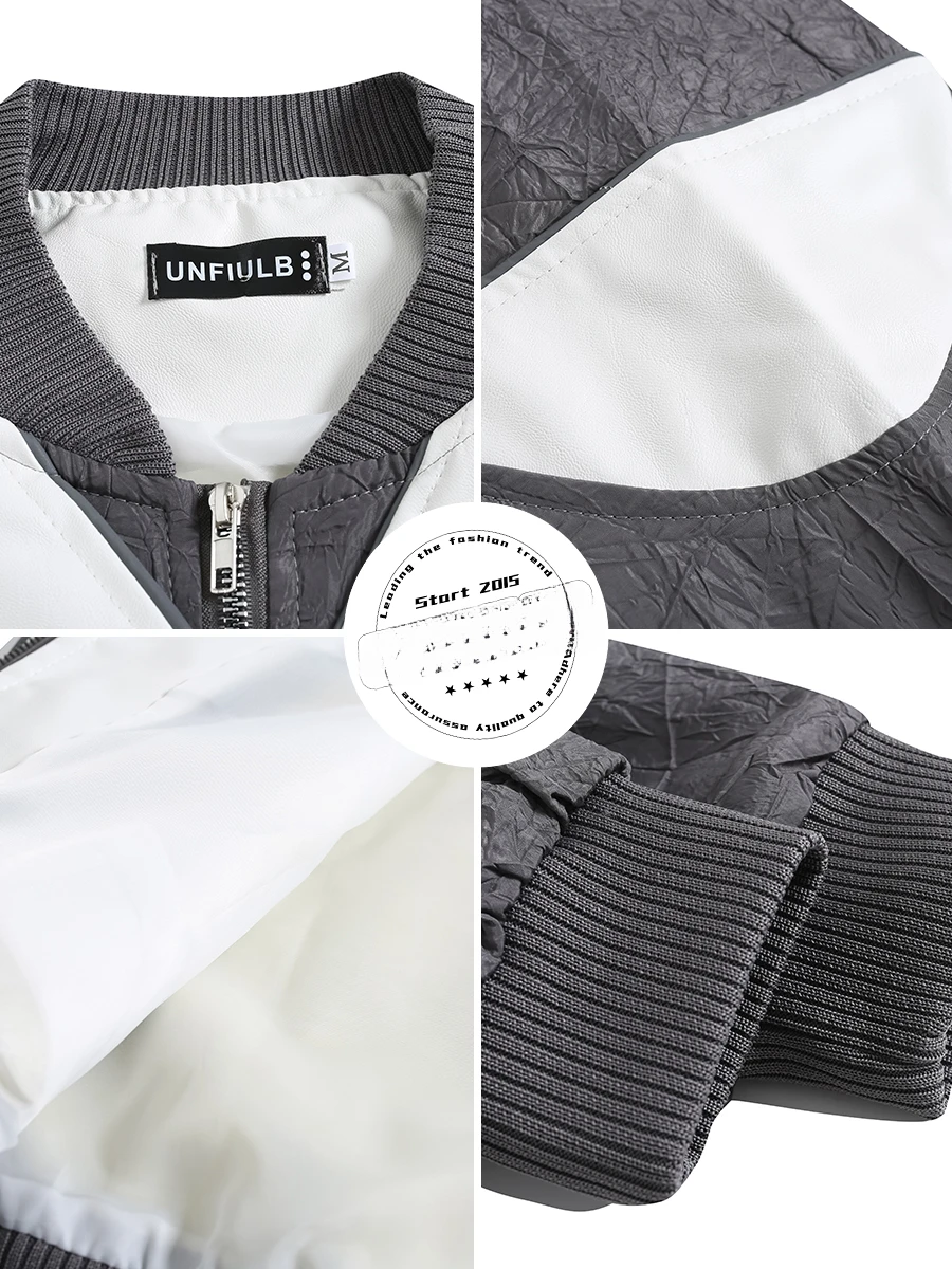 Американские нестандартные дизайнерские кожаные бриджи мужская повседневная